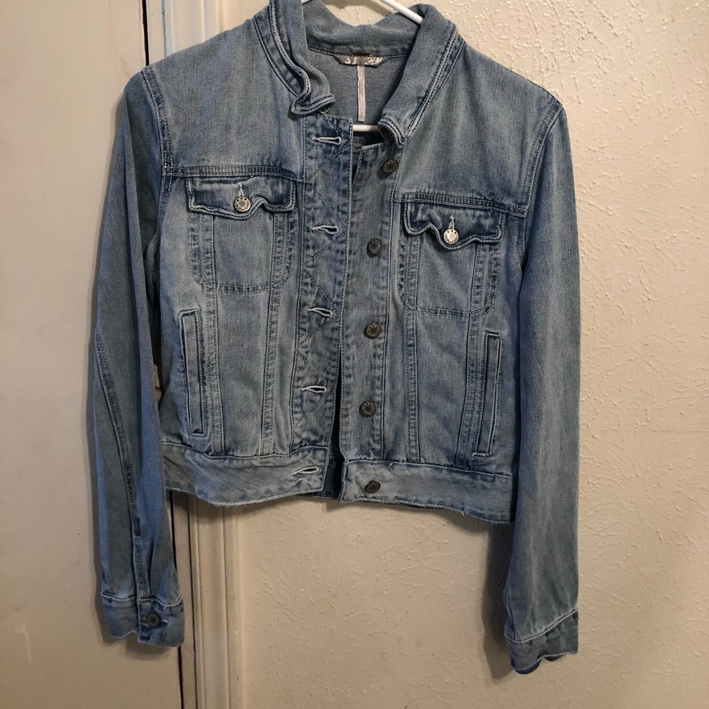 Light Blue Denim Jacket- Size Small